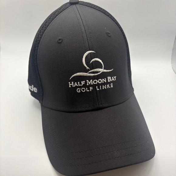 adidas Other - Half Moon Bay Golf Links Adidas TaylorMade Hat L/XL Black Classic Activewear Cap